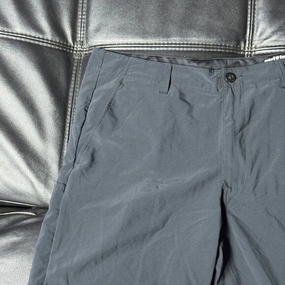 Volcom Men's Surf & Turf Hybrid Shorts Gray Flat Front 4-Way Stretch Size 36 - Picture 3 of 16
